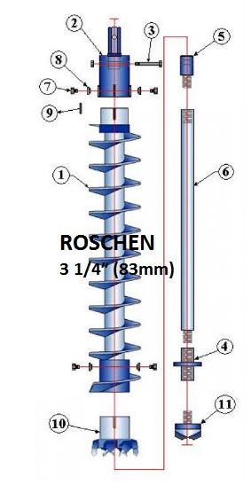 Dk hd hunlow stem Auger